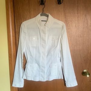 Elie Tahari white button up